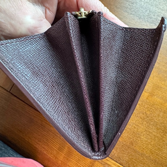 Louis Vuitton Rare Denim Brown/Tan Monogram Idylle Sepia Sarah Wallet W/COA - Picture 14 of 15